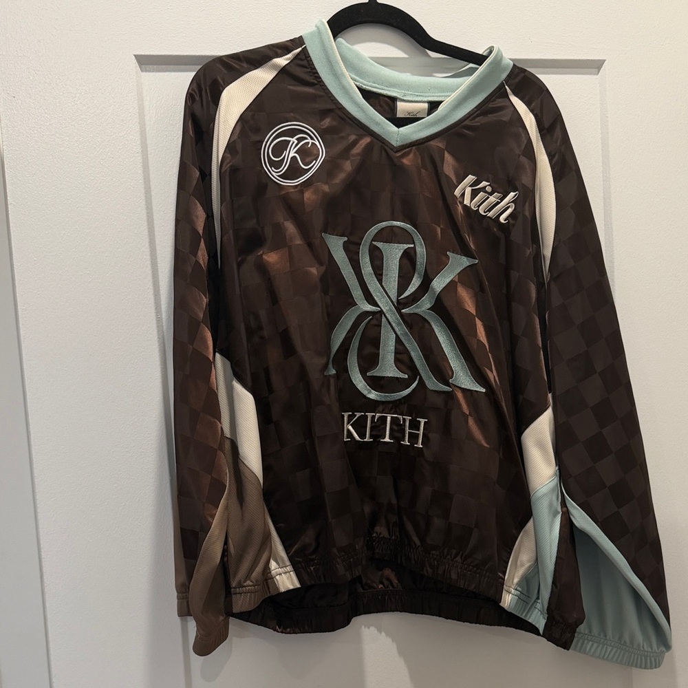 Kith Brown and Cream Logo Jersey